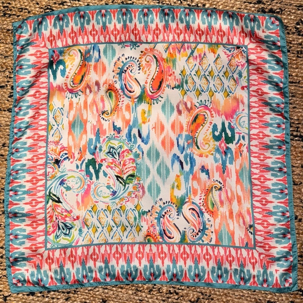 Colorful Paisley Women's Scarf - Picture 4 of 4